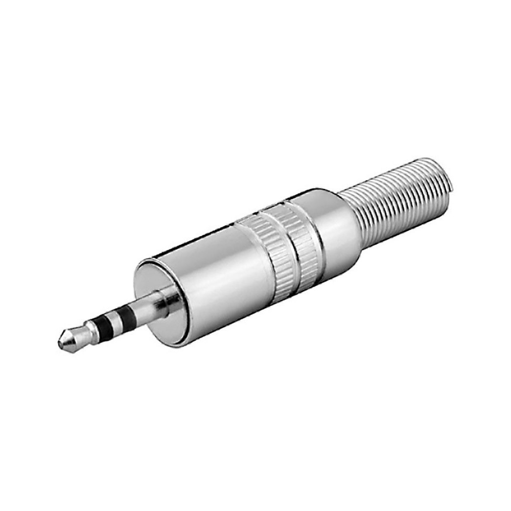 Jack macho estéreo 3,5mm metálico (Bolsa de 10 unidades) - CON693 Jack macho estéreo 3,5mm metálico (Bolsa de 10 unidades) - CON693