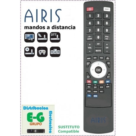 Mando universal LAUSON para TV, TDT, DVD, VCR y SAT, Mandos a distancia