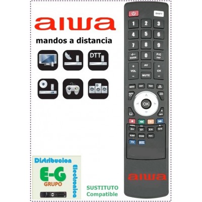 AIWA Mando a Distancia sustituto del original