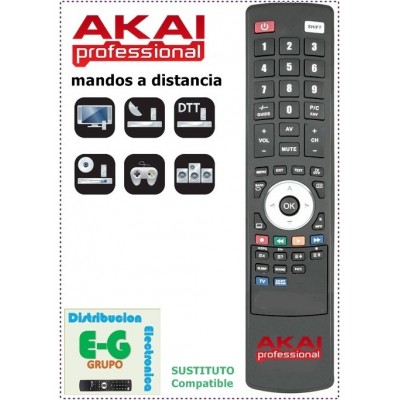 AKAI Mando a Distancia sustituto del original