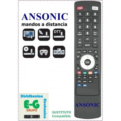 ANSONIC Mando a Distancia sustituto del original