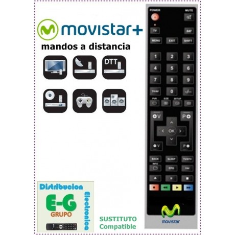 Mando a Distancia Compatible con Movistar + Satelite Antiguo Digital + Plus  : : Electrónica