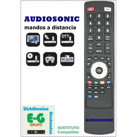 AUDIOSONIC Mando a Distancia sustituto del original