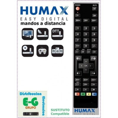 HUMAX Mando a Distancia sustituto del original