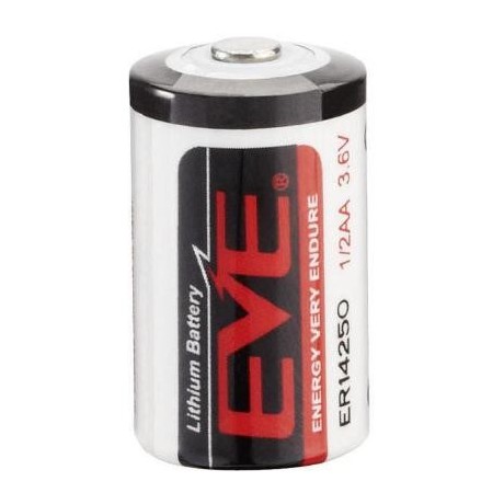 ER14250, Pila de litio, 1/2AA, 3.6V/1200MAH,