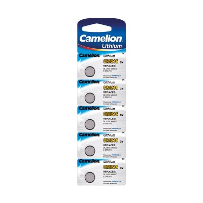 CR1216 Pila Litio botón de Camelion (10 unidades)