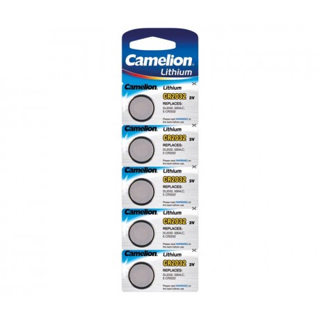 CR2032 Pila Litio botón de Camelion (10 unidades)
