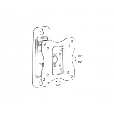 UWM-1023/1 Soporte de pared para TV LED/TFT de 10" a 23" con inclinación