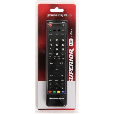 SUPERIOR 2EN1 Mando para televisión programables por PC + USB IR (Lote 12 Mandos+ 1 Programador)