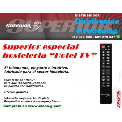 Mando para Hotel SIMPLIFICADO para televisión