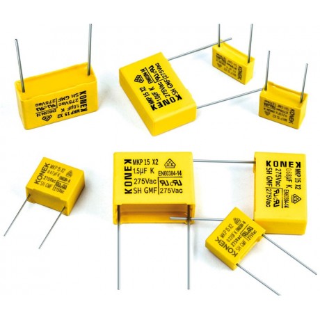 Condensador Polipropileno de alterna de Konek - MKP05X2-1,5UF K