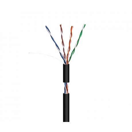 Cable para Datos UTP Cat.5e AWG24 exterior rígido 305m, Bobina en caja - WIR9070