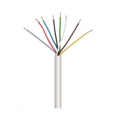 Manguera de 20 cables en CCA para alarma y portero con CPR, 100M - WIR9090