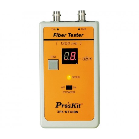 3PK-NT018N-ST Tester Comprobador de cables ST de fibra óptica de Proskit