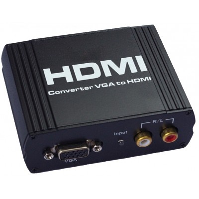 HG0032 Conversor VGA a HDMI + Audio 1080p, HDCP1.2