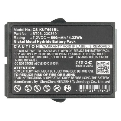 BT06 Pack de baterías para Telemandos de grúa IKUSI 7.2V/600mAh NI-MH