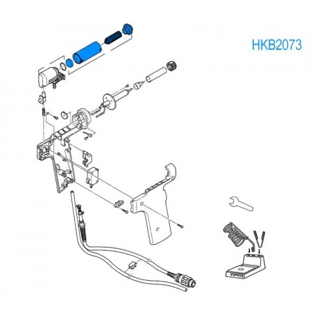 Filtro completo desoldador HK809 para HK474 de Hakko - HAKKO B2073