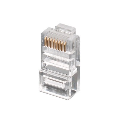 Conector RJ45 tipo "Easy" UTP CAT5e transparente (Bolsa 100 unidades) de Nimo - CON1050