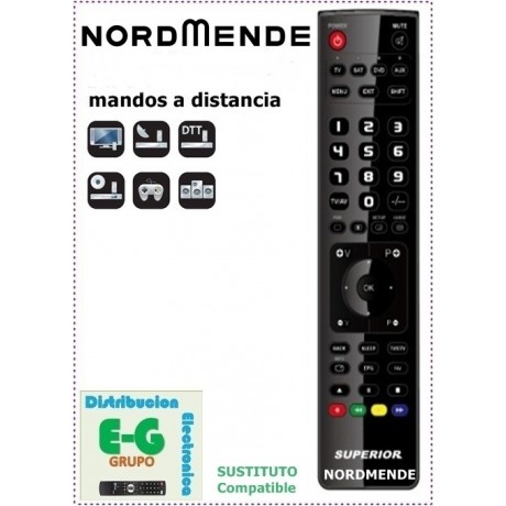 NORDMENDE Mando a Distancia sustituto del original