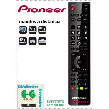 PIONEER Mando a Distancia sustituto del original