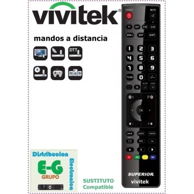 VIVITEK Mando a Distancia sustituto del original