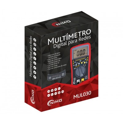 Multimetro Digital y de Conexiones de Redes - MUL030