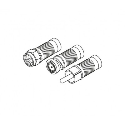 CP-316 Crimpadora por compresión para conectores coaxiales F, Mini F, BNC, RCA e IEC de Proskit