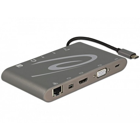 Estación de acoplamiento USB Type-C ™ 3.1 4K 30Hz gris oscuro 