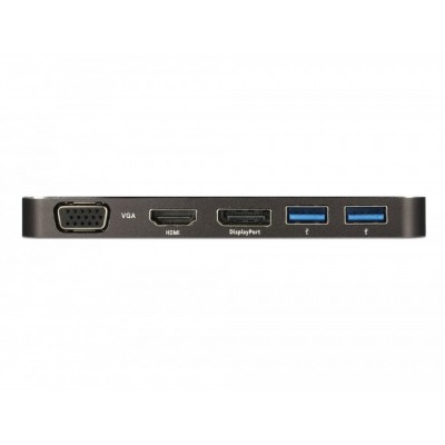 Delock Estación de acoplamiento USB Type-C™ 3.1 HDMI + DP + VGA 1080p, concentrador USB y función USB PD