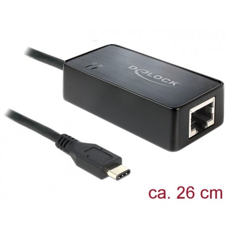 Delock Estación de acoplamiento USB Type-C™ 3.1 HDMI 4K 30 Hz, Gigabit LAN y función USB PD