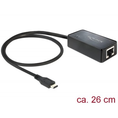 Delock Estación de acoplamiento USB Type-C™ 3.1 HDMI 4K 30 Hz, Gigabit LAN y función USB PD