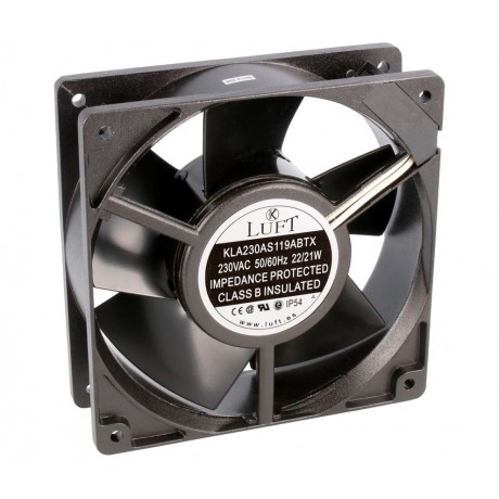 Ventilador metálico con rodamiento de bolas KLA230AS119ABTX-S