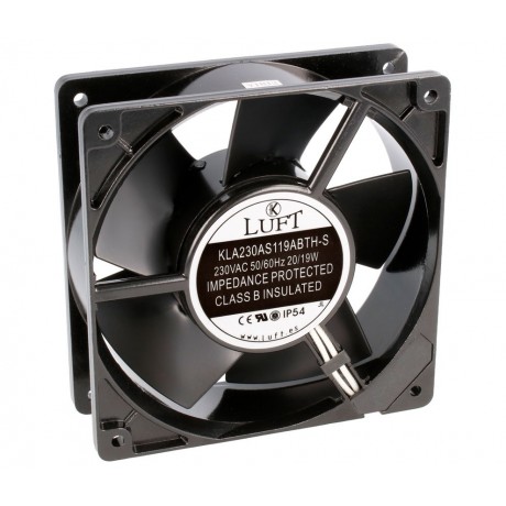 Ventilador metálico con rodamiento de bolas KLA230AS119ABTH-S