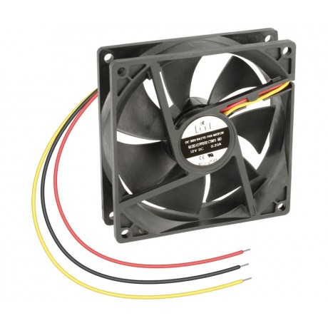 Ventilador con cojinete de fricción KLD012PP092CSWS-RD