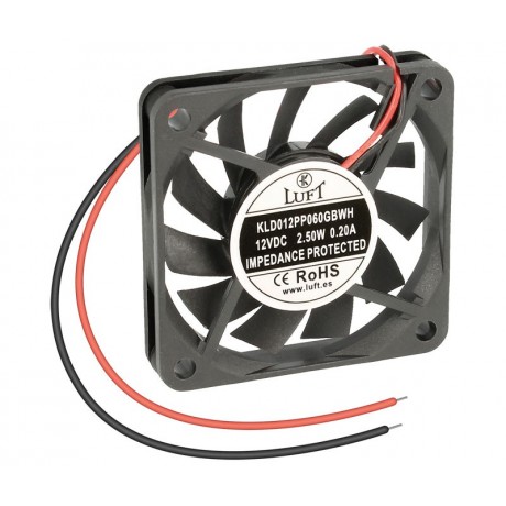 Ventilador con rodamiento de bolas KLD012PP060GSBWH