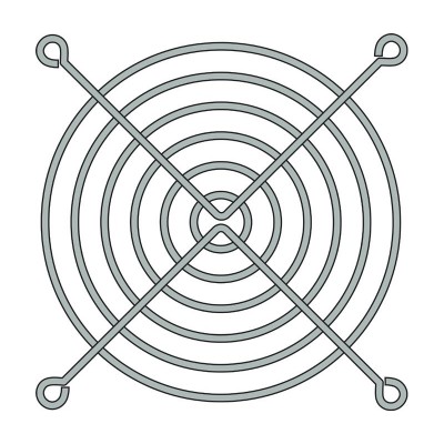 Rejilla para ventiladores 92 x 92mm