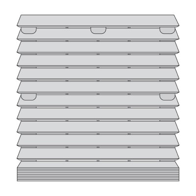 Rejilla para ventiladores de 120x120mm