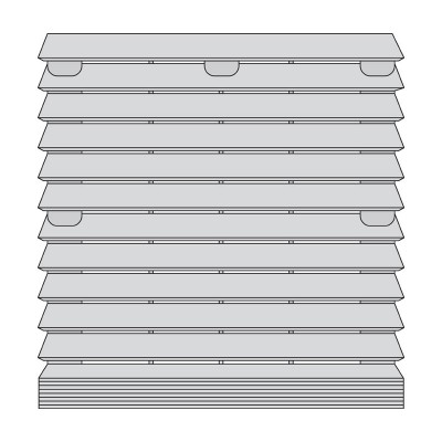 Rejilla para ventiladores de 120x120mm