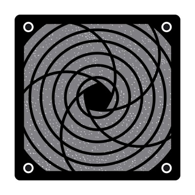 Rejilla para ventiladores de 120x120mm