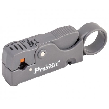 6PK-332 Pelacables para cables coaxiales con dos cuchillas de Proskit