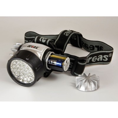 LIN062 Linterna de Diadema para cabeza 28 LED de Arcas (2 unidades)