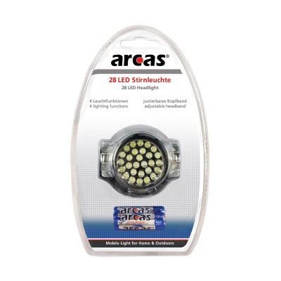 LIN062 Linterna de Diadema para cabeza 28 LED de Arcas
