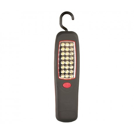 LIN084 Linterna de 24 LED con imán y gancho giratorio 360º de Arcas (2 unidades)