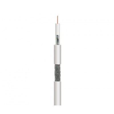 Carrete de cable mini coaxial RG59 75 Ohm, 100m - WIR9065