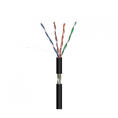 Cable para datos UTP Cat5e COBRE, rígido exterior, 305m, Carrete interno - WIR9067