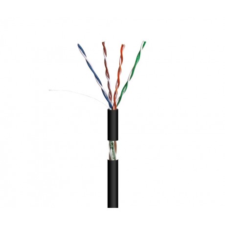 Cable para datos UTP Cat5e COBRE, rígido exterior, 305m, Carrete interno - WIR9067