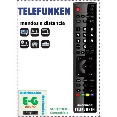 TELEFUNKEN Mando a Distancia sustituto del original