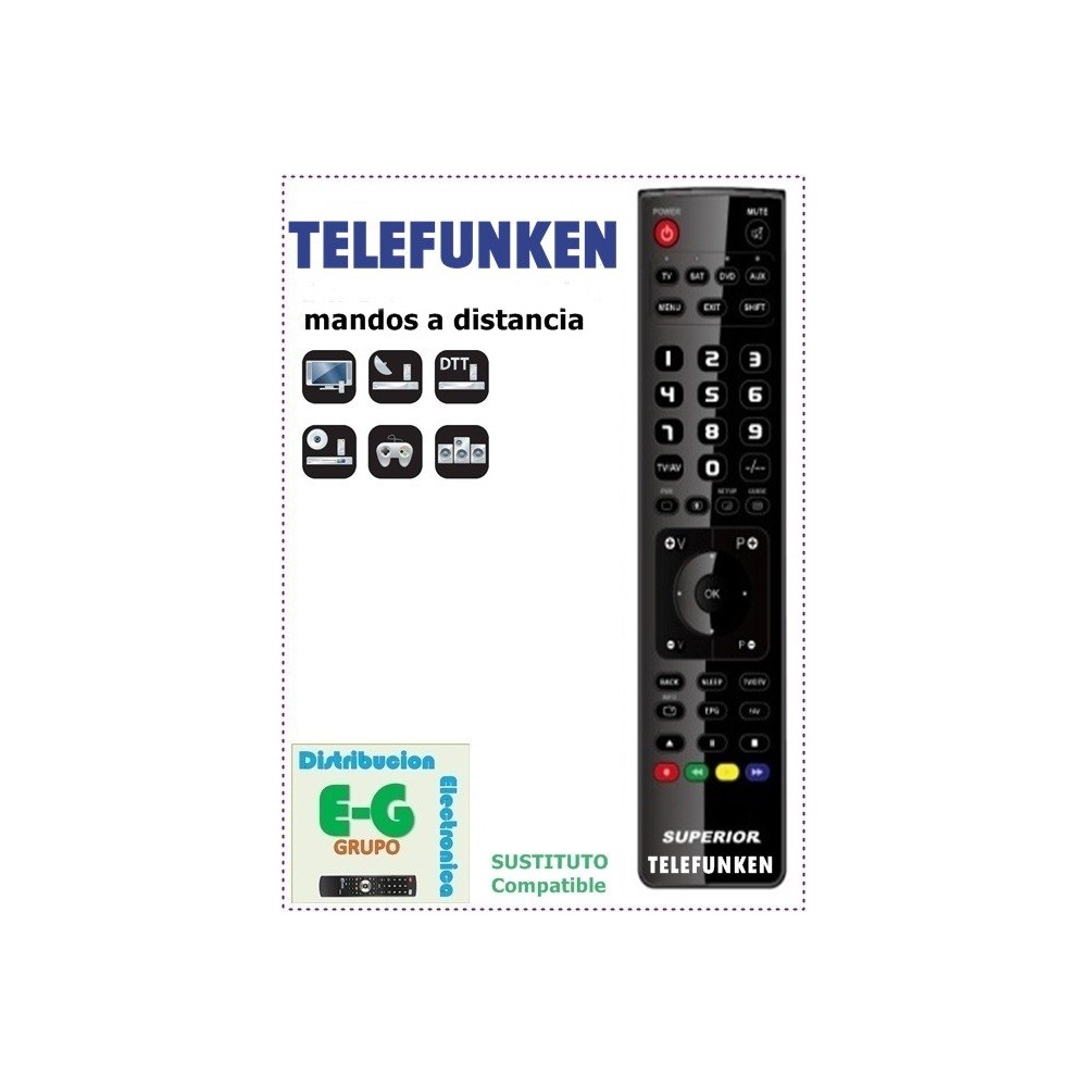 Mando RC4865, Repuesto para Td systems, Telefunken