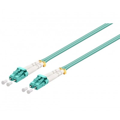 Conexión fibra óptica para datos LC/UPC-LC/UPC, multimodo dúplex, 0.5metros