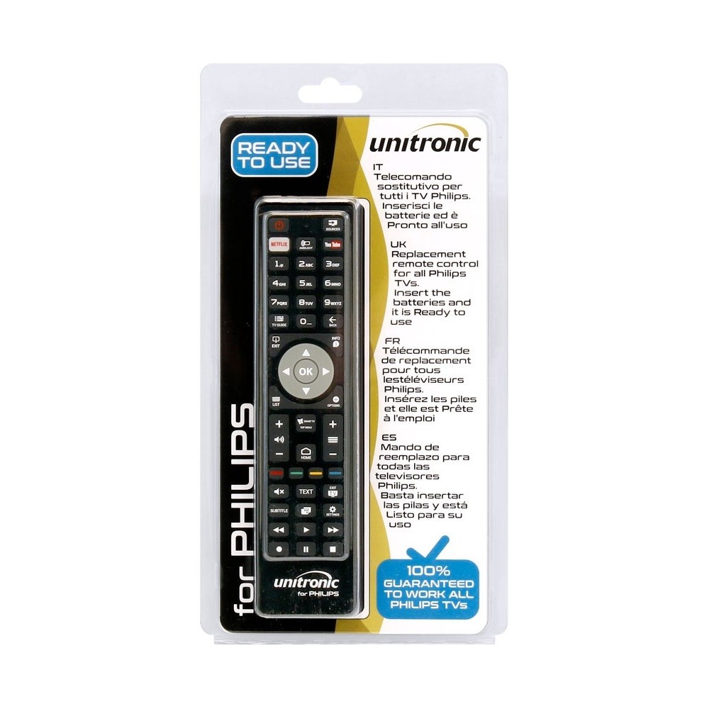 Control Remoto Mando a distancia universal adecuado para Philips TV/DVD/ MANDO AUXILIAR Ndcxsfigh Nuevos Originales